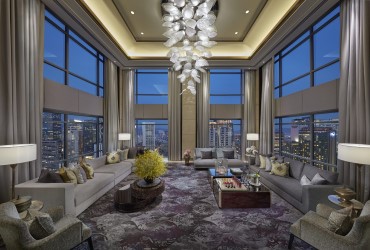 A 440 square meter presidential suite