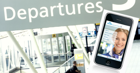 KLM’s new airport route planner app 