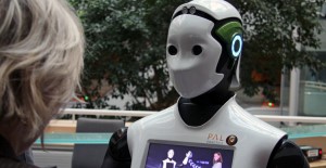 Airport robot REEM, at your service