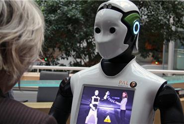 On your future business trips you are likely to meet REEM, the new airport information robot. It can give directions to the gate for your flight, it will point out the quickest route on an interactive map and it can even carry your bag and take you to your destination.