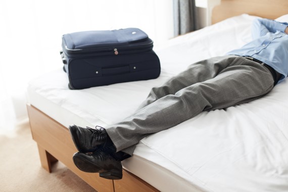 How to sleep better on business trips