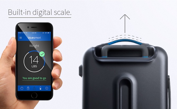 Bluesmart-travelator, GPS-enabled bag