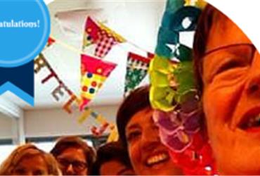 The BlueBiz birthday winner of June is Jeannet Van Wouwe T Hart from the Netherlands. She won two tickets to an Air France KLM destination of her choice. 